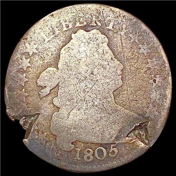 1805 Draped Bust Half Dime NICELY CIRCULATED