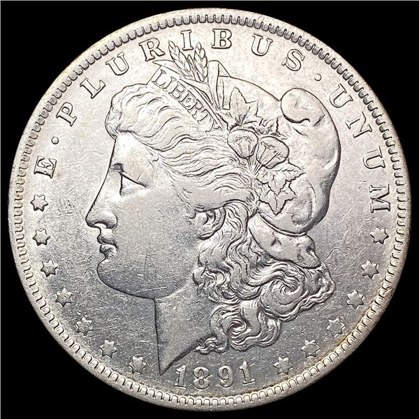 1891-O Morgan Silver Dollar CLOSELY UNCIRCULATED