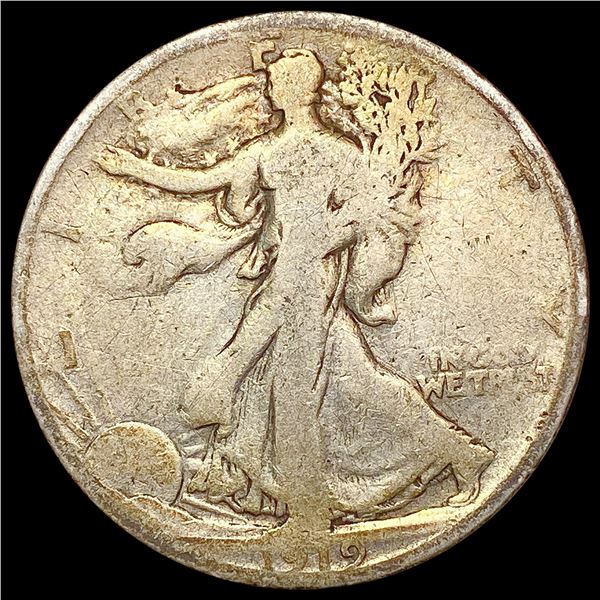 1919-S Walking Liberty Half Dollar NICELY CIRCULATED