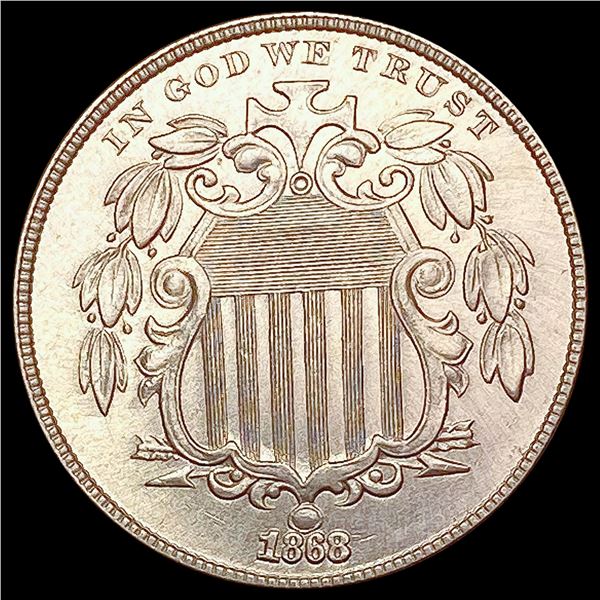 1868 Shield Nickel CHOICE BU