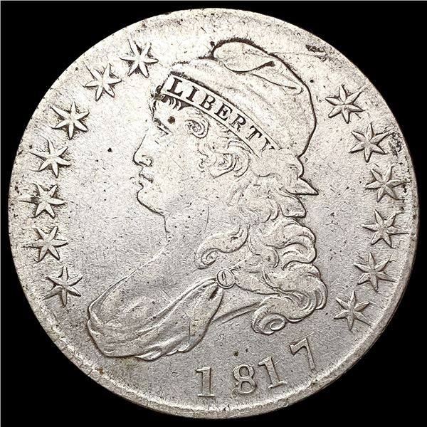 1817 Capped Bust Half Dollar LIGHTLY CIRCULATED