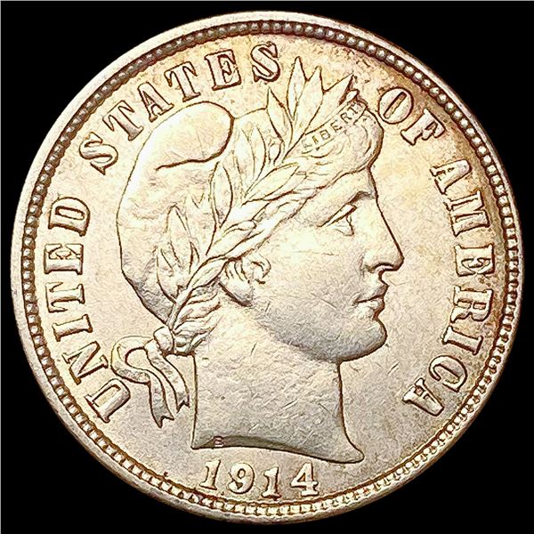 1914-D Barber Dime UNCIRCULATED
