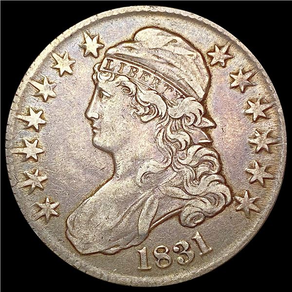 1831 Capped Bust Half Dollar NEARLY UNCIRCULATED
