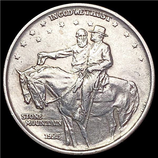 1925 Stone Mountain Half Dollar CHOICE AU