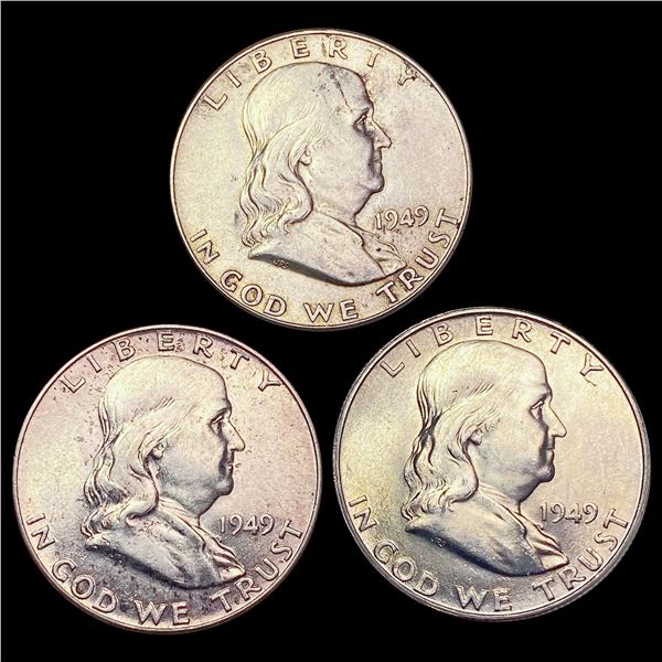 [3] 1949 Franklin Half Dollar HIGH GRADE