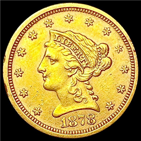 1878-S $2.50 Gold Quarter Eagle UNCIRCULATED