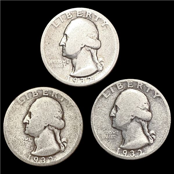 [3] 1932-D Washington Silver Quarter HIGH GRADE