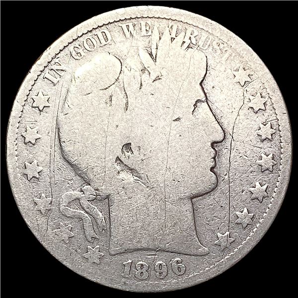 1896-O Barber Half Dollar NICELY CIRCULATED