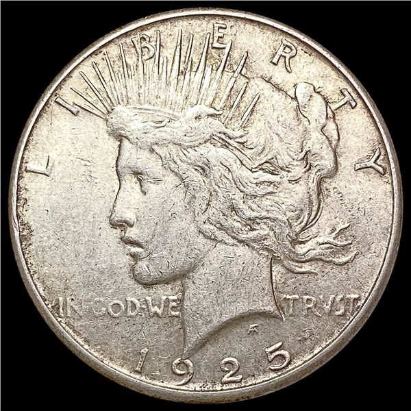1925-S Silver Peace Dollar CLOSELY UNCIRCULATED