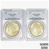 Image 1 : [2] 1921 Morgan Silver Dollar PCGS MS63