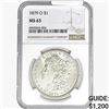 Image 1 : 1879-O Morgan Silver Dollar NGC MS63
