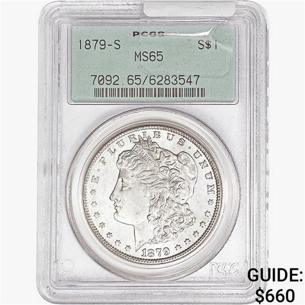 1879-S Morgan Silver Dollar PCGS MS65