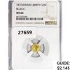 Image 1 : 1872 Round California Gold Quarter NGC MS64 BG-814
