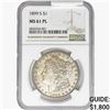 Image 1 : 1899-S Morgan Silver Dollar NGC MS61 PL