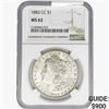 Image 1 : 1882-CC Morgan Silver Dollar NGC MS62