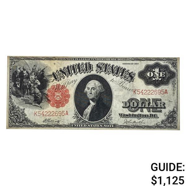 1917 $1 LEGAL TENDER USN CHOICE UNCIRCULATED