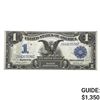 Image 1 : 1899 $1 "BLACK EAGLE" SILVER CERTIFICATE ABOUT UNC
