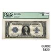 Image 1 : 1923 $1 "HORSEBLANKET" SILVER CERT. PCGS EF-45