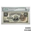 Image 1 : 1886 $10 "TOMBSTONE" SILVER CERT. PMG VF-25
