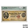 Image 1 : 1922 $100 GOLD CERTIFICATE PMG VERY FINE-20