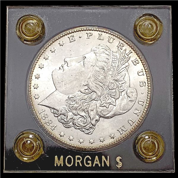 1884-CC Morgan Silver Dollar GEM BU
