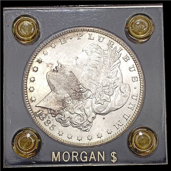 1885-CC Morgan Silver Dollar GEM BU
