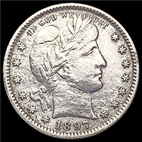 1897 Barber Quarter CLOSELY UNCIRCULATED
