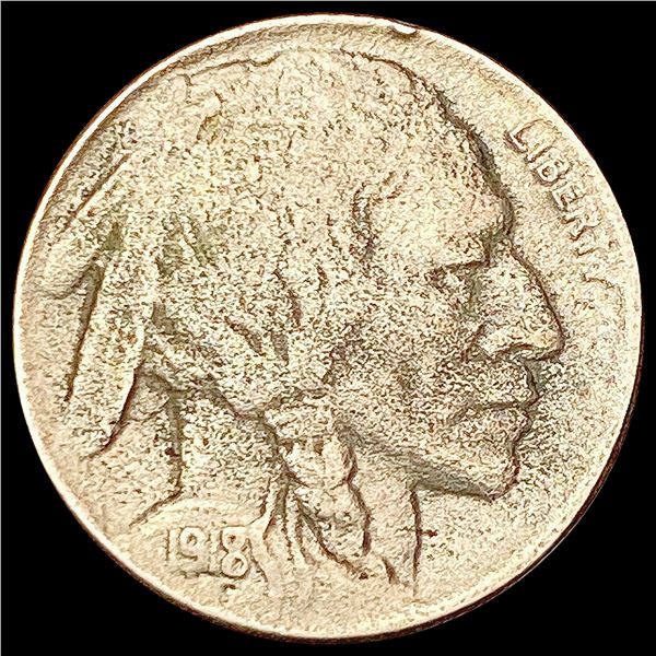 1918/7-D Buffalo Nickel CLOSELY UNCIRCULATED