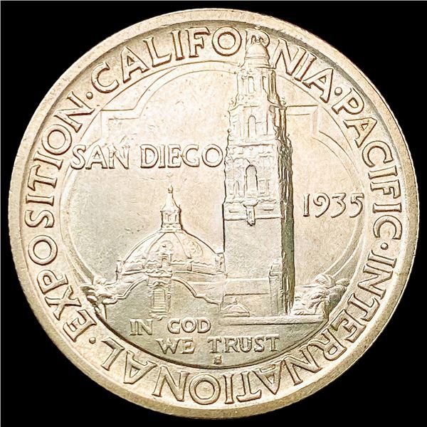 1935-S San Diego Half Dollar GEM BU
