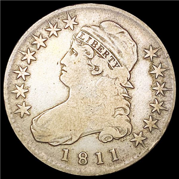 1811 Capped Bust Half Dollar LIGHTLY CIRCULATED