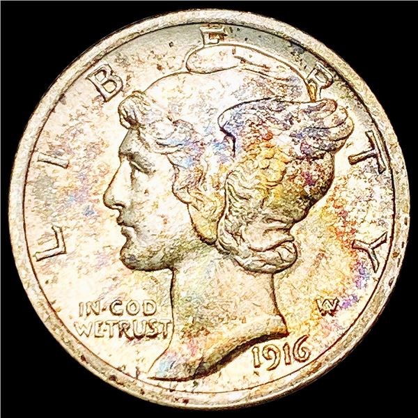 1916 FSB Mercury Dime UNCIRCULATED