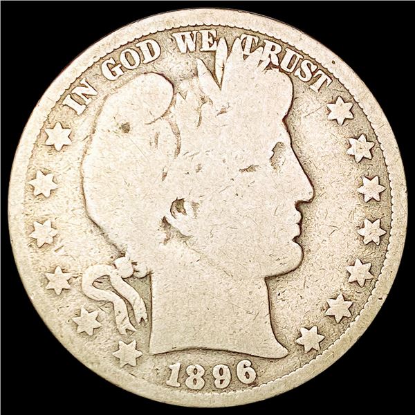 1896-O Barber Half Dollar NICELY CIRCULATED