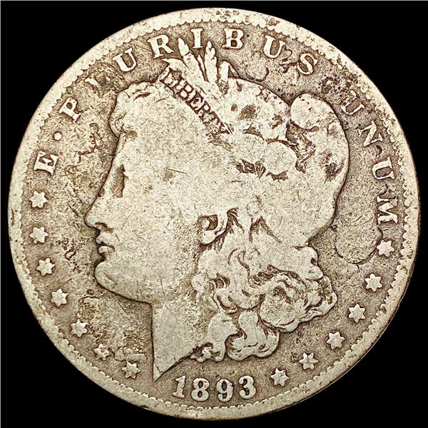 1893-CC Morgan Silver Dollar NICELY CIRCULATED