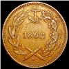 Image 2 : 1863 Civil War Token; Our Little Monitor NEARLY UNCIRCULATED