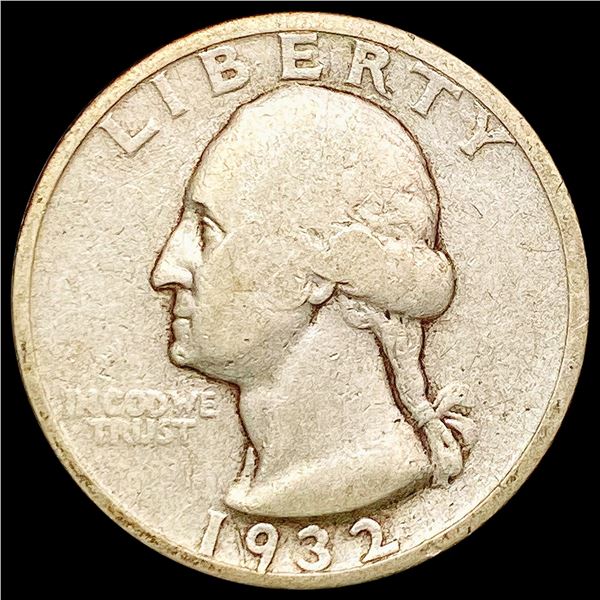 1932-S Washington Silver Quarter NICELY CIRCULATED
