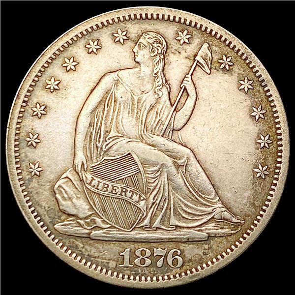 1876-S Seated Liberty Half Dollar CLOSELY UNCIRCULATED