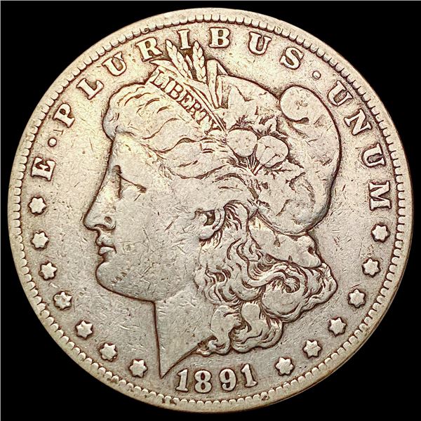 1891-CC Morgan Silver Dollar NICELY CIRCULATED