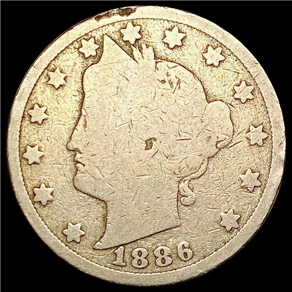 1886 Liberty Victory Nickel NICELY CIRCULATED