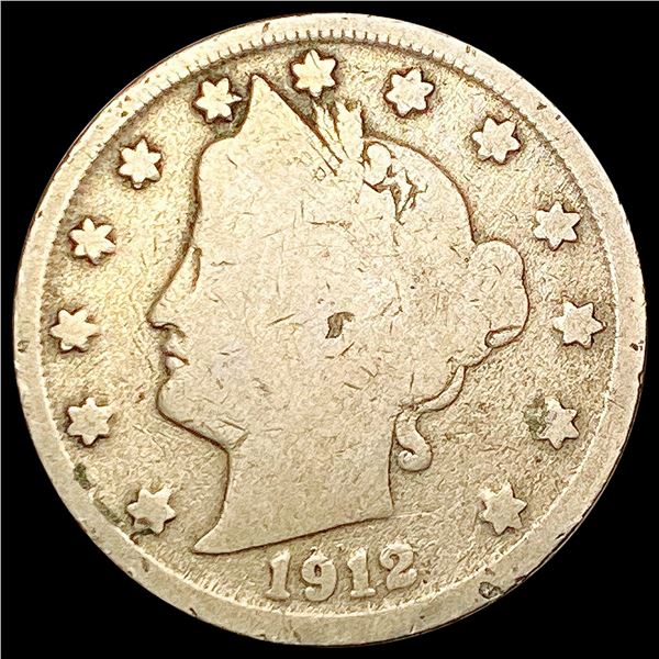 1912-S Liberty Victory Nickel NICELY CIRCULATED