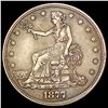 Image 1 : 1877 Silver Trade Dollar CLOSELY UNCIRCULATED