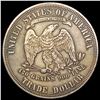 Image 2 : 1877 Silver Trade Dollar CLOSELY UNCIRCULATED