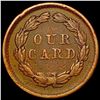 Image 2 : 1863 Civil War Token; Our Card LIGHTLY CIRCULATED