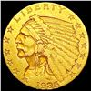 Image 1 : 1925 $2.50 Gold Quarter Eagle CLOSELY UNCIRCULATED