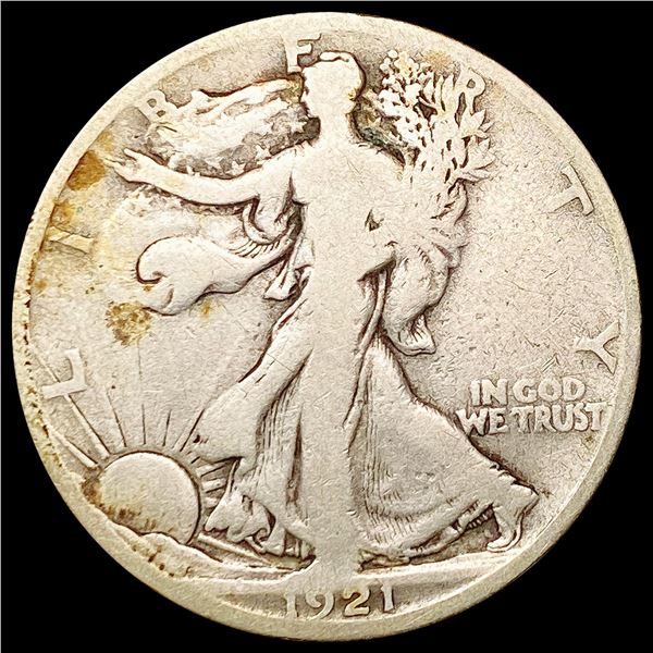 1921-S Walking Liberty Half Dollar NICELY CIRCULATED