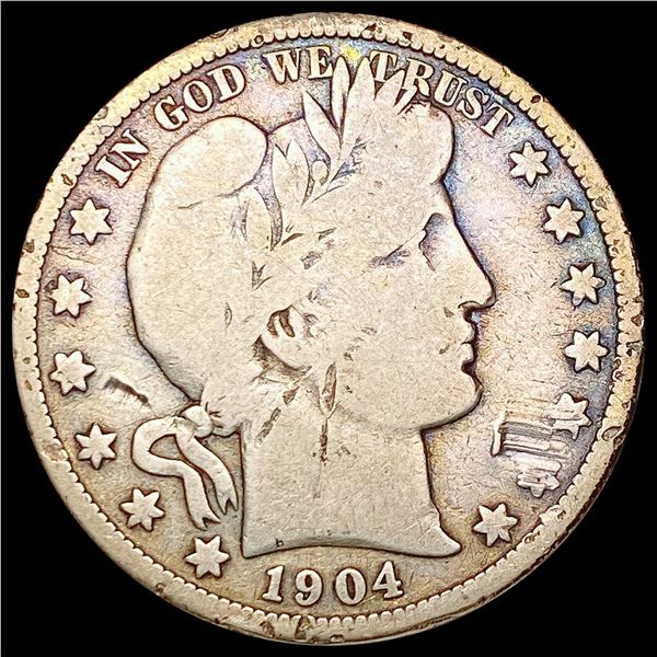1904-S Barber Half Dollar LIGHTLY CIRCULATED