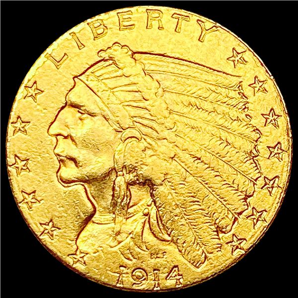 1914-D $2.50 Gold Quarter Eagle UNCIRCULATED