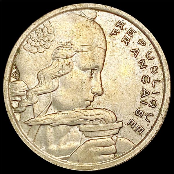 1957-B France 100 Francs CLOSELY UNCIRCULATED