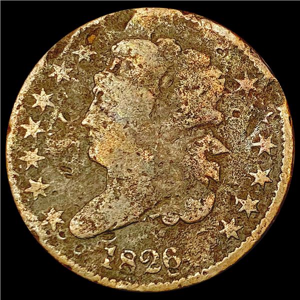 1826 Classic Head Half Cent NICELY CIRCULATED
