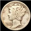 Image 1 : 1921 Mercury Dime LIGHTLY CIRCULATED