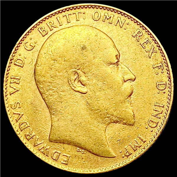 1908 Great Britain Gold Sovereign 0.2355oz CHOICE AU